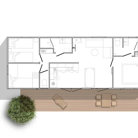 Mobilheim 6 Personen Mh12 Nyaraló